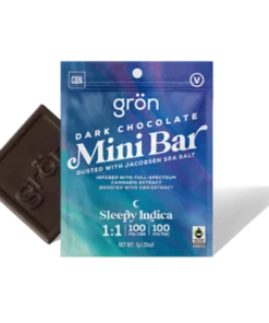 Gron: Mini-Chocolate | Dark Chocolate 1:1 | 100mg CBN : 100mg THC | 1pk