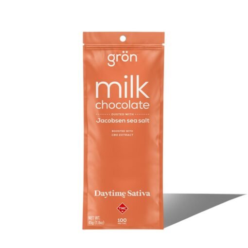 Gron: Chocolate | Milk Chocolate Bar | 3:1 | 300mg CBG : 100mg THC