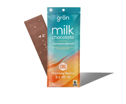 Gron: Chocolate | Milk Chocolate | Sativa | 100mg